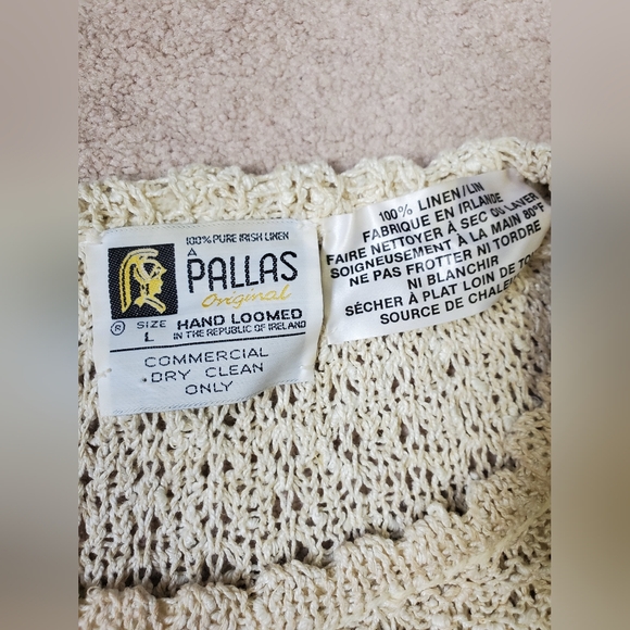 Pallas Ireland Linen Woven Dress L - Picture 3 of 4